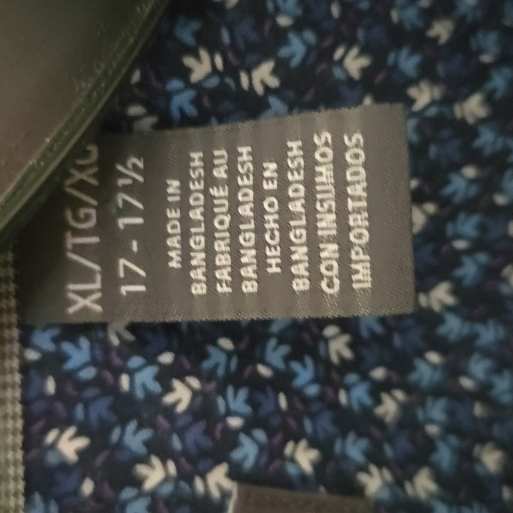 Van Heusen Blue Patterned Shirt - Picture 7 of 13